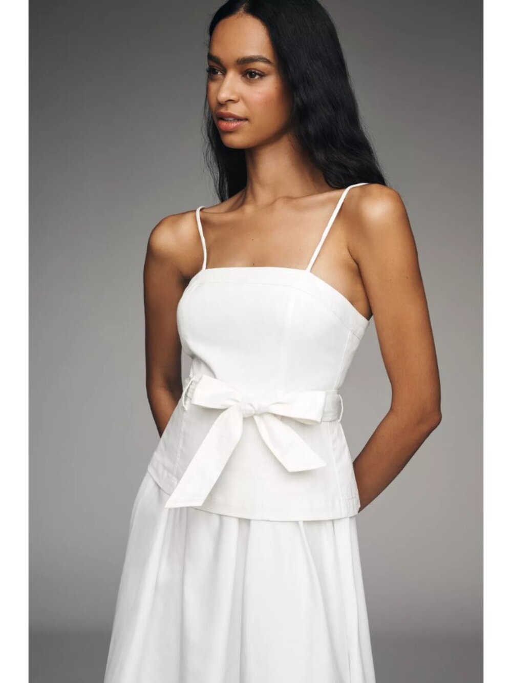Anthropologie En Saison Samantha Bow Midi Dress - Picture 2 of 5